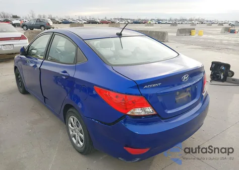 2013 Hyundai Accent Gls z USA, uszkodzony, nr VIN KMHCT4AE4DU368147